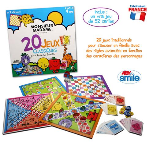 ABYSSE MR MME 20 JEUX CLASSIQUES